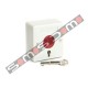 Botón de Emergencía cableado con llave. 