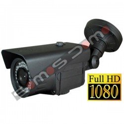Cámara de Seguridad Bullet Panasonic HD-SDI Full-HD 1080p. IR 60 m. Gris