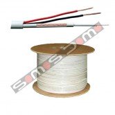 Bobina de 100 m cable combinado Micro RG-59 + alimentación