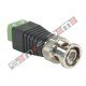 Conector de video BNC macho con salida +/- de 2 terminales