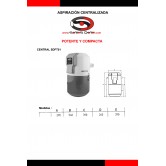 CENTAL DE ASPIRACION CENTRALIZADA MOD. SDFT01-L80